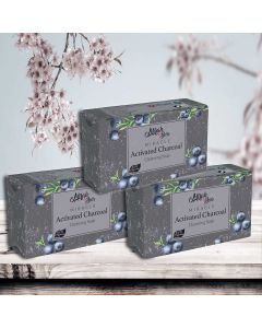 Activated Charcoal Handmade Soap (Pack Of 3) -  375 Gms