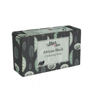 Black African Soap Bar With Shea Butter - 125 gms