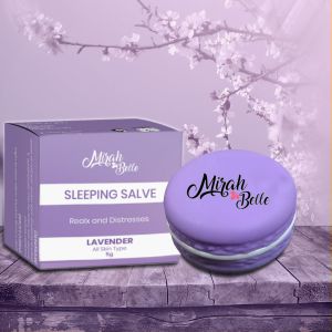 Organic Sleeping Salve (Balm) - Lavender, Bergamot - Mind Relaxation & Restful Sleep