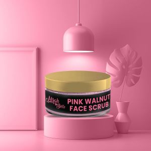 Pink Walnut Face Scrub - Organic, Vegan & Cruelty Free