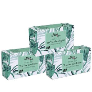 Tea Tree – Eucalyptus Healing Soap (Pack of 3)  - 375 gms