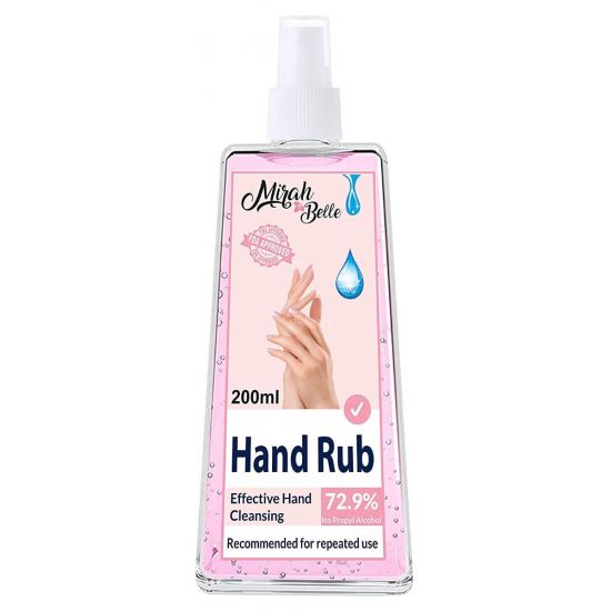 mirah belle hand rub sanitizer