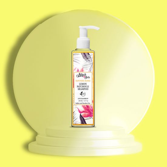 Natural Anti Dandruff Shampoo – Lemon, Patchouli – 200 ML