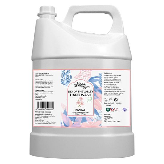 Lily Hand Wash Can ( 5 Liter ) - Bulk Pack for Refill - Sulphate and Paraben Free