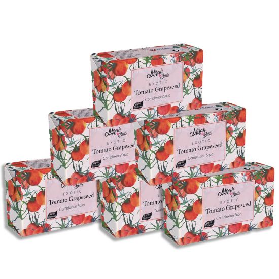 Mirah belle tomato grapeseed complexion soap bar 